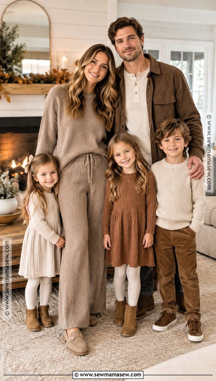 Relaxed Knit Set and Henley Thanksgiving Family Outfit - 25 thanksgiving family outfits