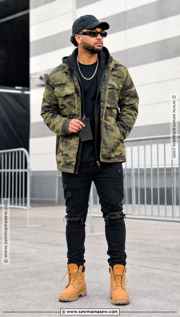 Reminder Camo Jacket Costume - 35 the weeknd halloween costume ideas