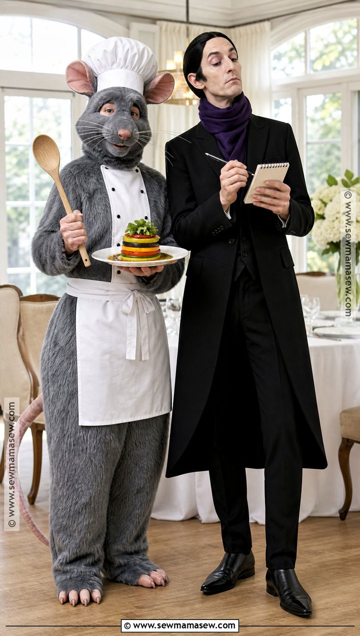 Remy And Anton Ego Duo Ratatouille Costume - 50 ratatouille costume ideas