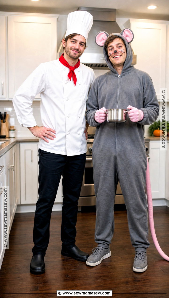 Remy And Linguini Costume - 30 disney duo costumes