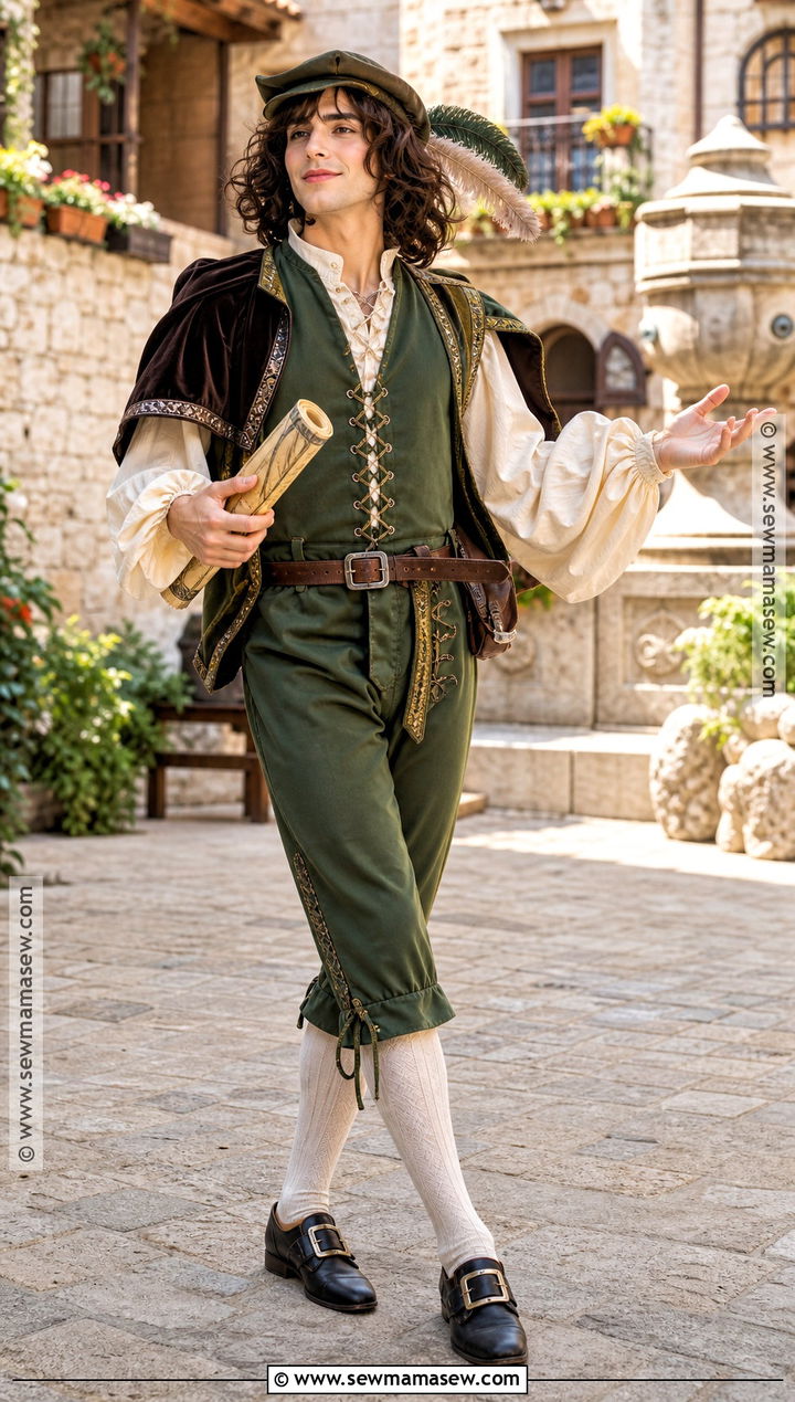 Renaissance Bard Cosplay Sewing Pattern - 30 Cosplay Sewing Patterns Ideas
