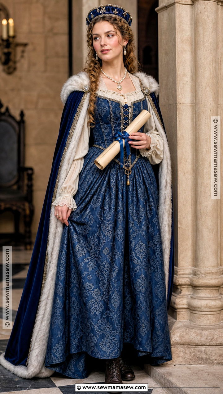 Renaissance Princess Blue Corset Costume - 35 Blue Corset Halloween Costumes