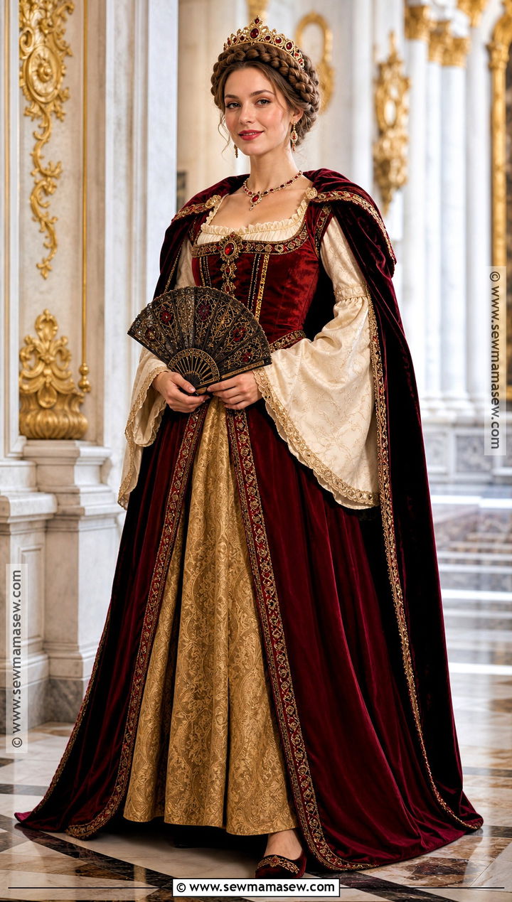 Renaissance Queen Red Corset Costume - 35 Red Corset Costume Ideas