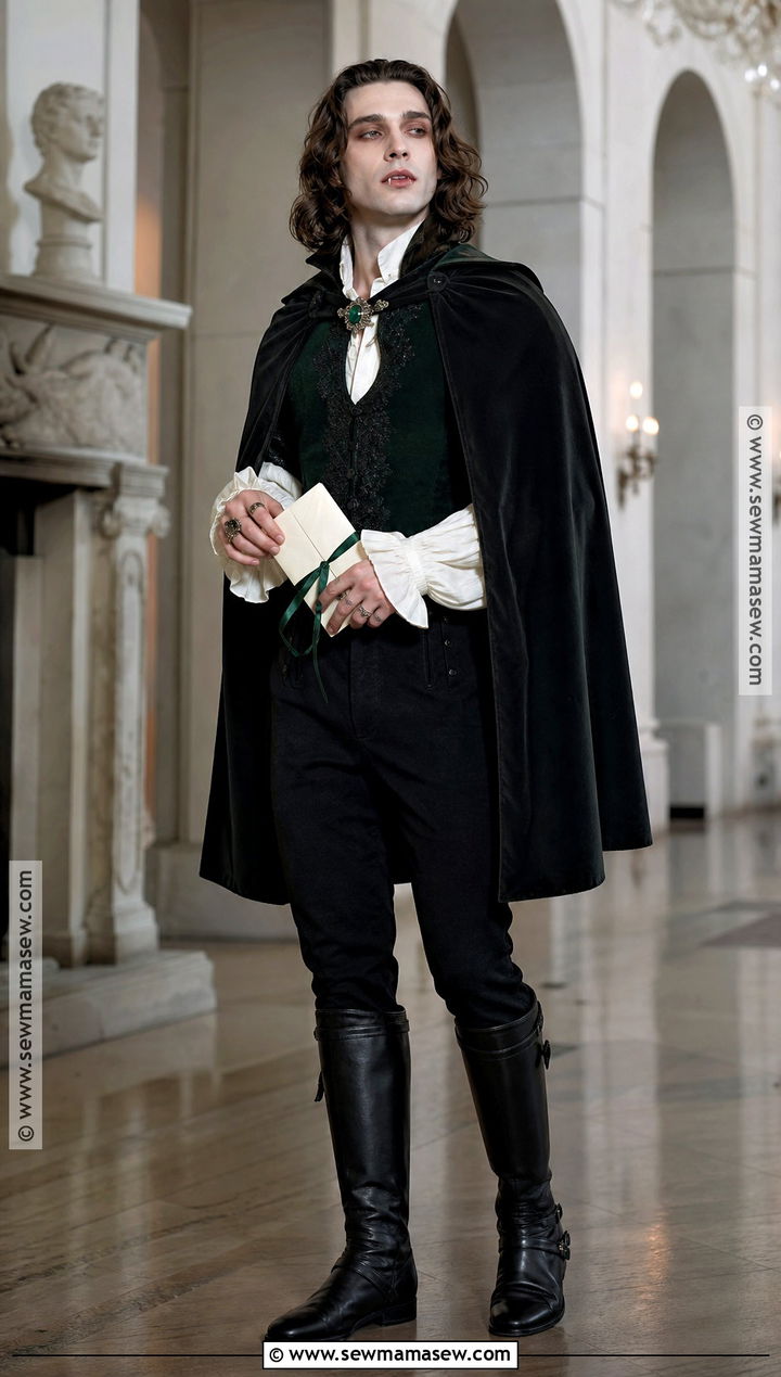 Renaissance Vampire Noble Costume - 30 Vampire Halloween Costume Ideas for Men