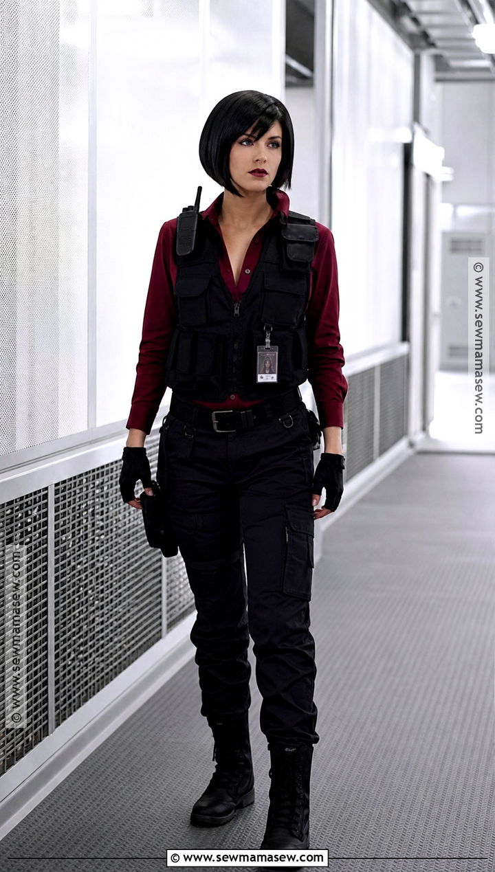 Resident Evil 6 Black Vest Ada Wong Cosplay - 45 ada wong cosplay ideas