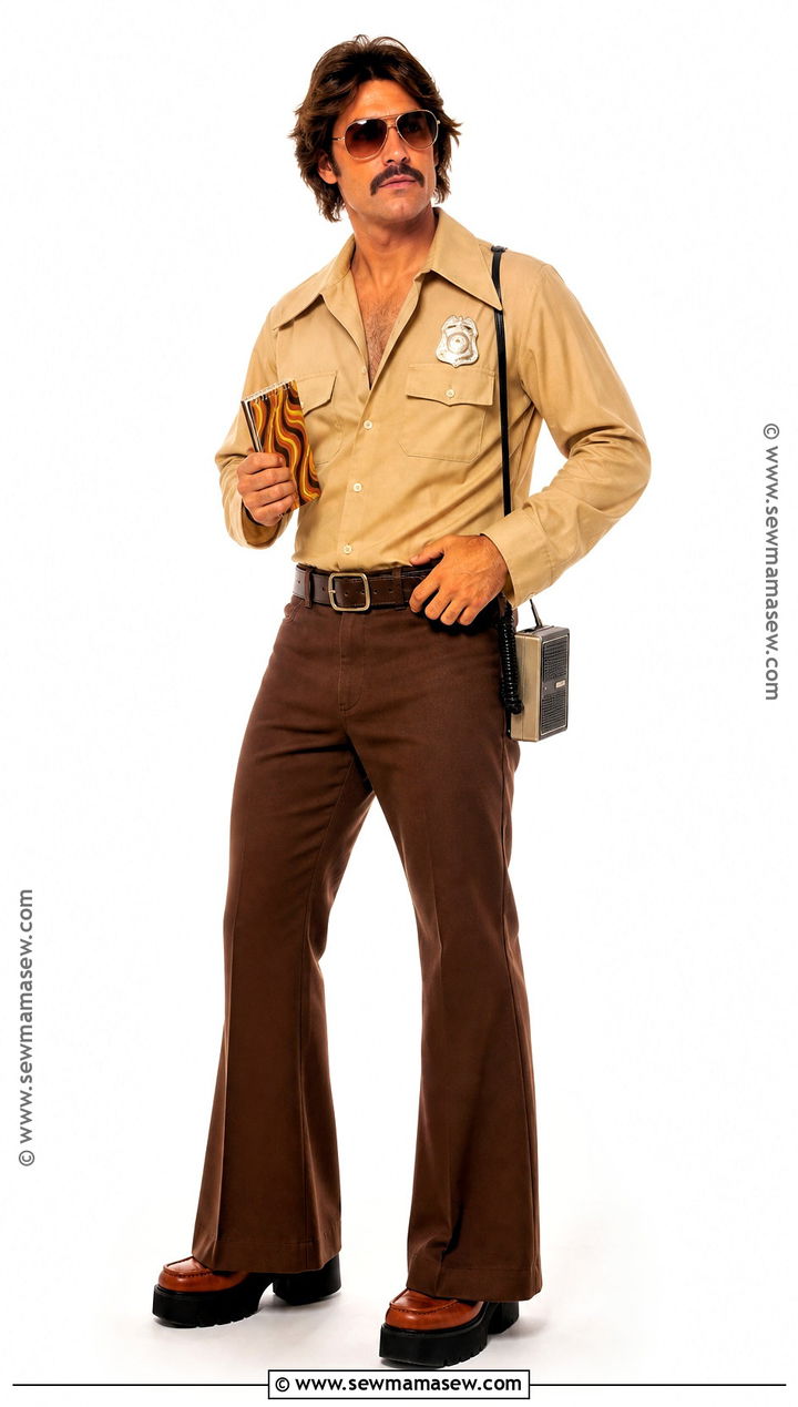 Retro 1970s Cop Costume - 40 cop halloween costume ideas