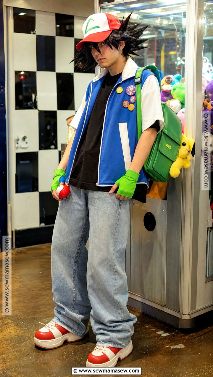 Retro 1990s Ash Pokemon Costume - 30 ash pokemon costume ideas