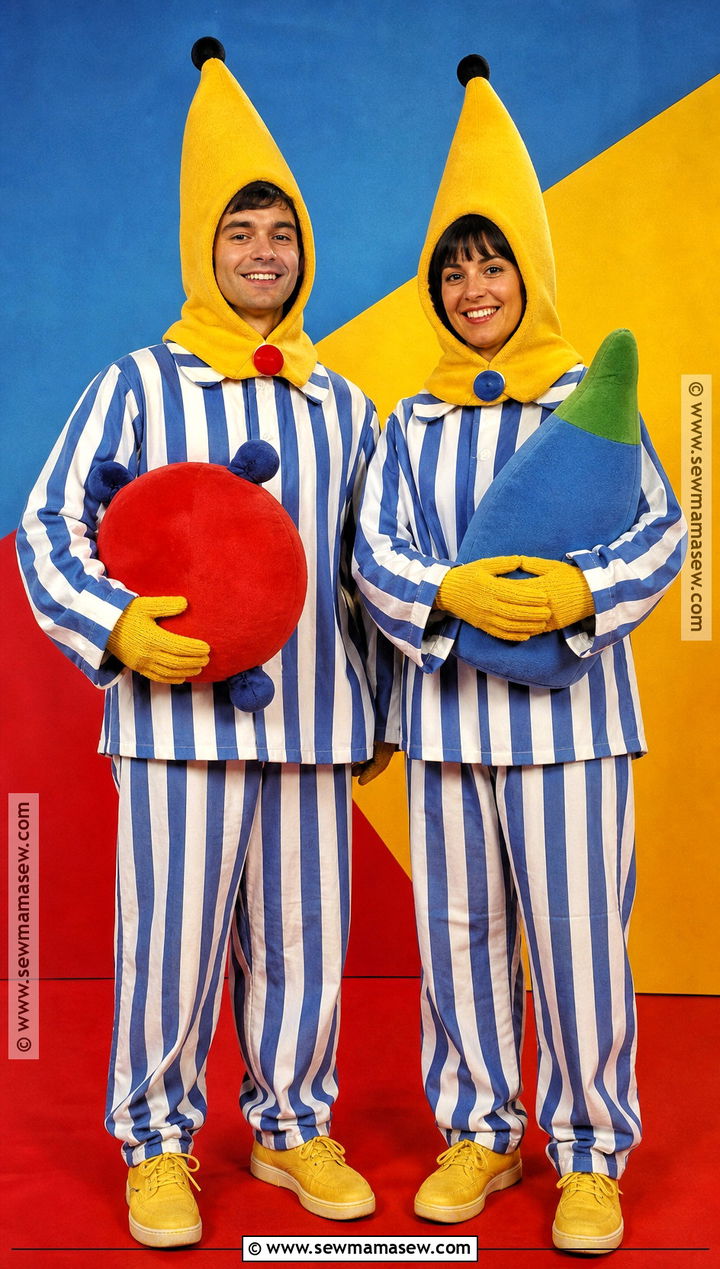 Retro 1990s Bananas In Pajamas Costume - 30 bananas in pajamas costume