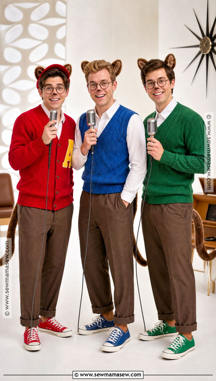 Retro Alvin Simon And Theodore Costume - 30 alvin simon and theodore costumes