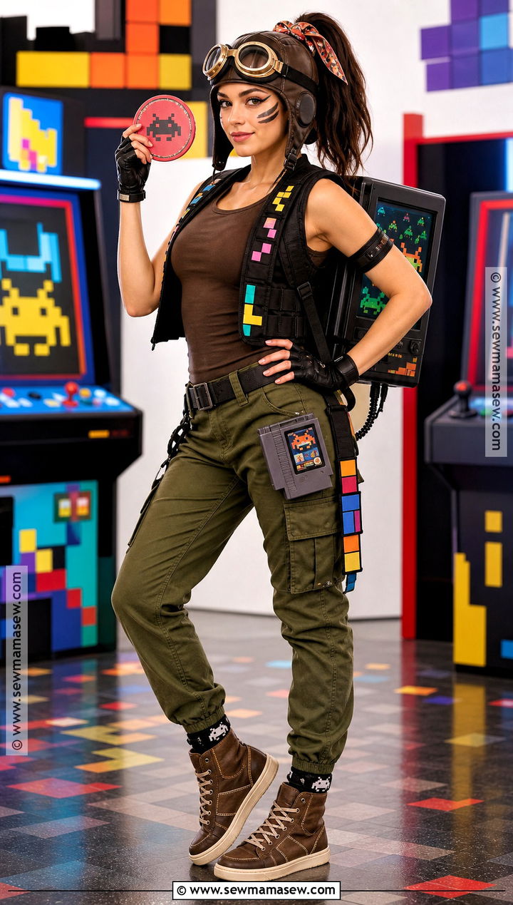 Retro Arcade Renegade Raider Costume - 30 Renegade Raider Costume Ideas