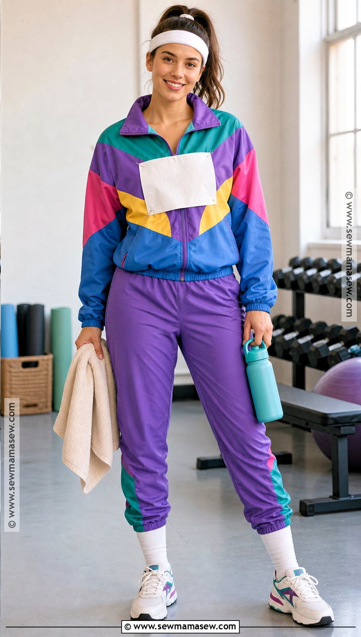 Retro Athlete Costume With Track Jacket - 30 closet costumes last minute