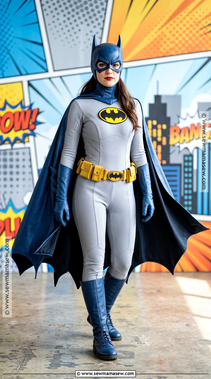 Retro Blue Batman Costume For Women - 40 batman costume ideas for women