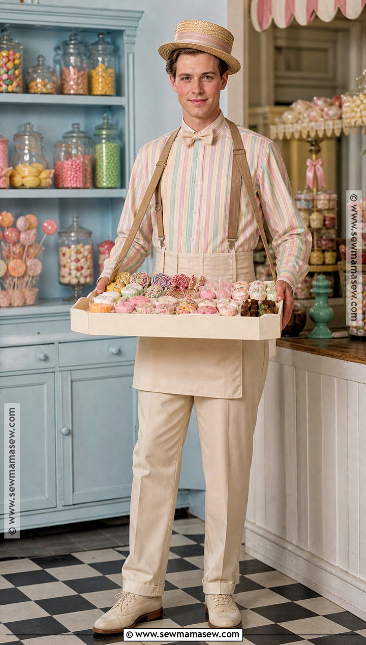 Retro Candy Vendor Costume - 35 candy costume ideas