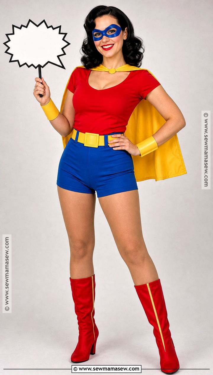 Retro Comic Book Superhero Costume - 40 superhero costume ideas