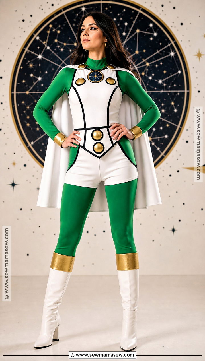 Retro Comic Gamora Costume With Gold Details - 35 gamora costume ideas