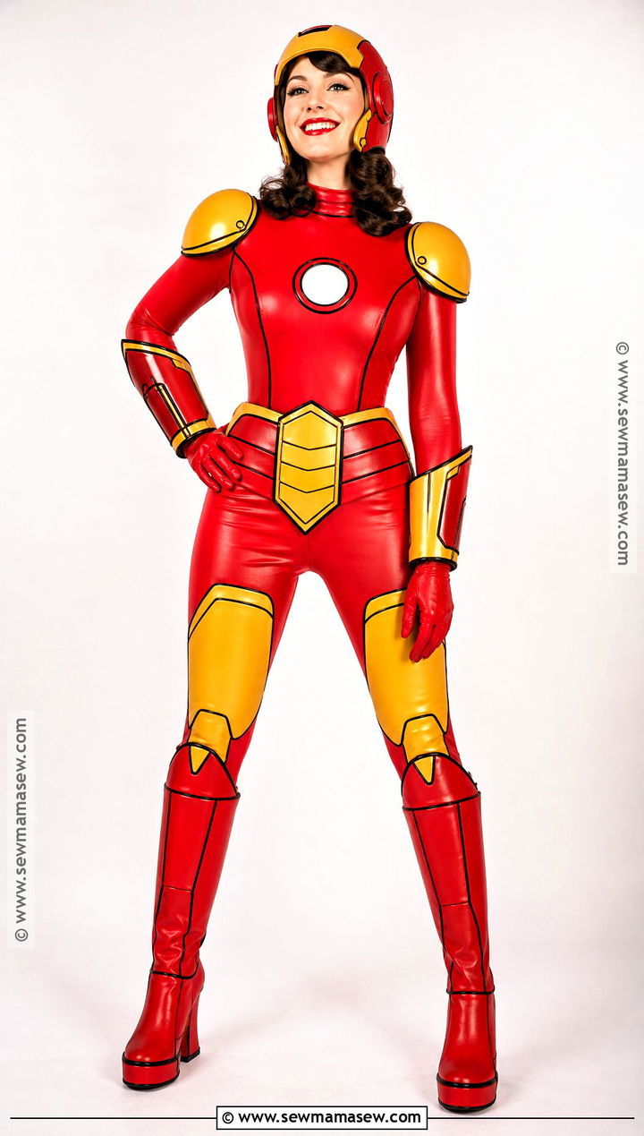 Retro Comic Iron Man Costume - 30 Iron Man Costume Ideas for Women