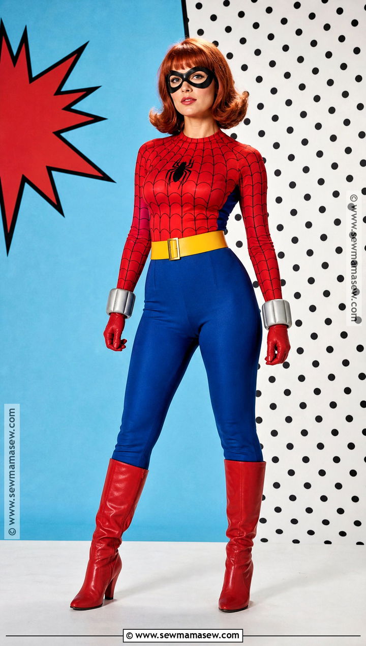 Retro Comic Spidergirl Costume - 30 Spidergirl Costume Ideas