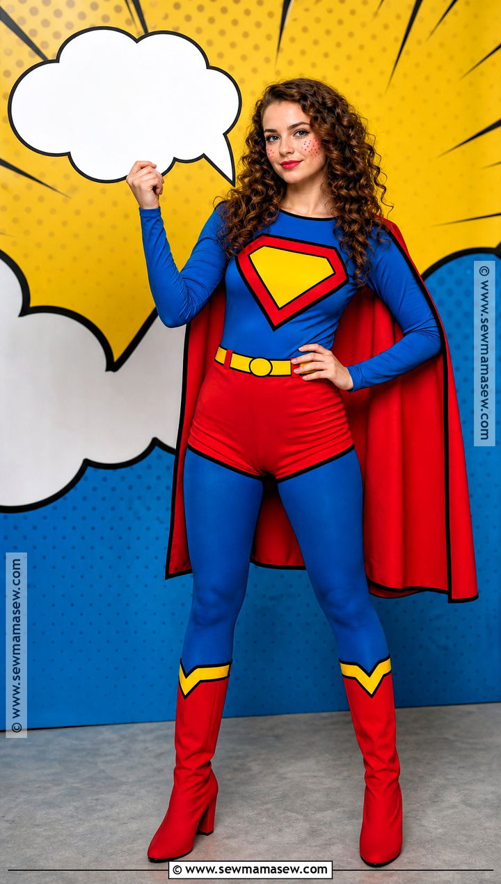 Retro Comic Superman Costume - 30 Superman Costume Ideas for Girls