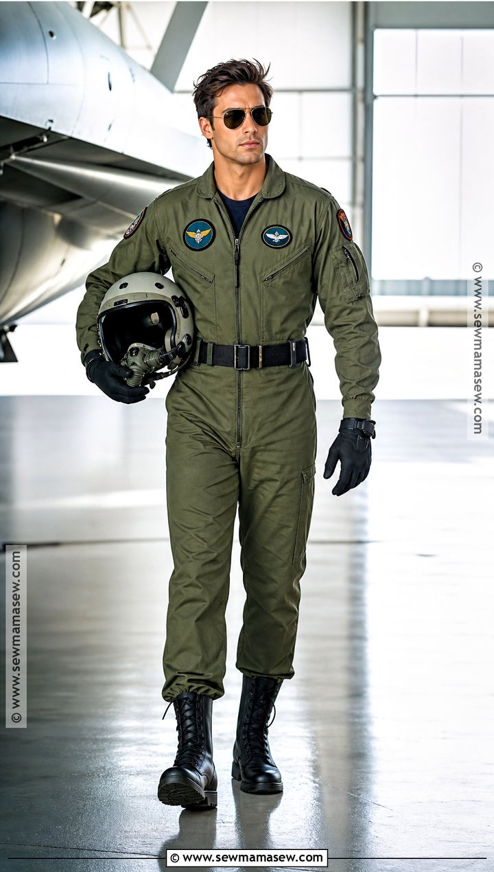 Retro Fighter Pilot Costume - 30 halloween male costumes