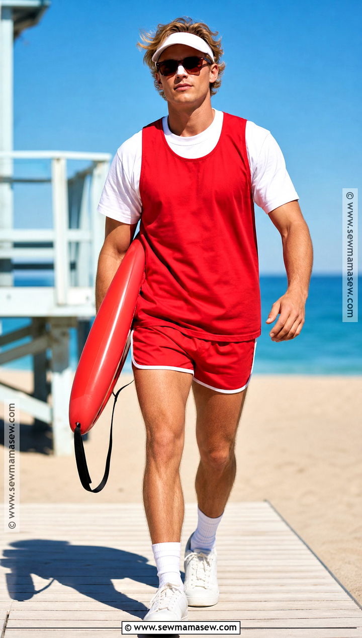 Retro Lifeguard Costume - 35 mens costumes