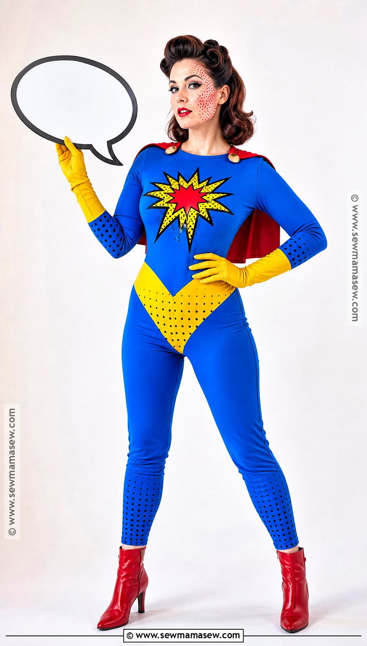 Retro Pop Art Superhero Costume - 30 superhero costume ideas