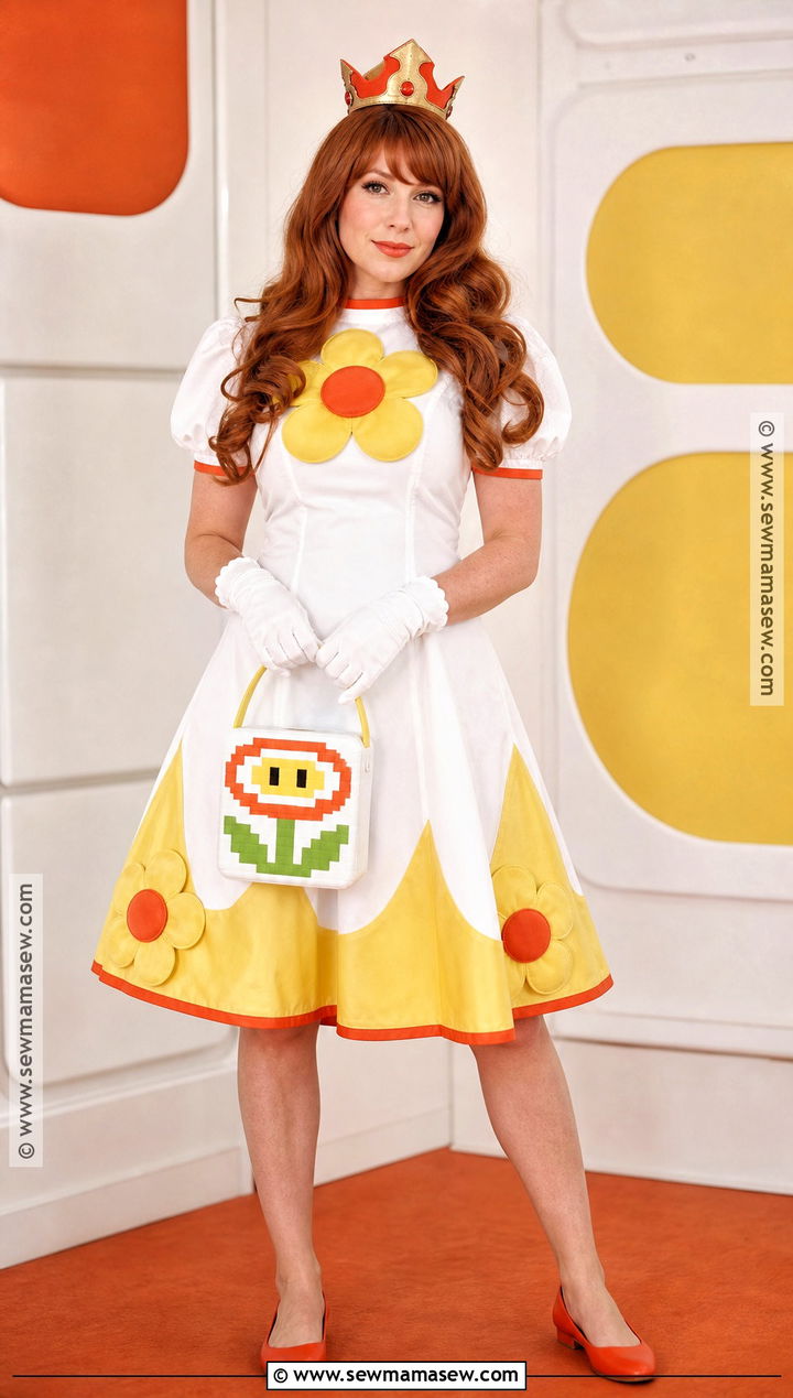 Retro Princess Daisy Costume - 30 daisy mario costume ideas