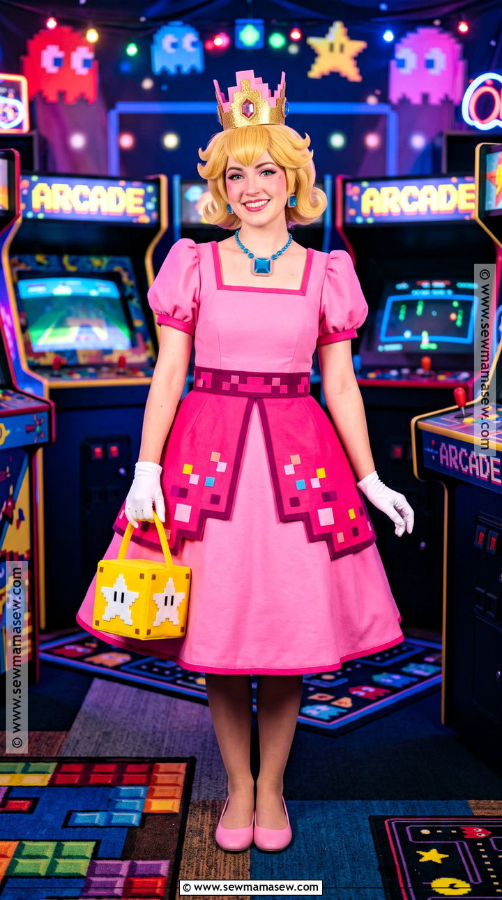 Retro Princess Peach Cosplay - 35 princess peach cosplay ideas