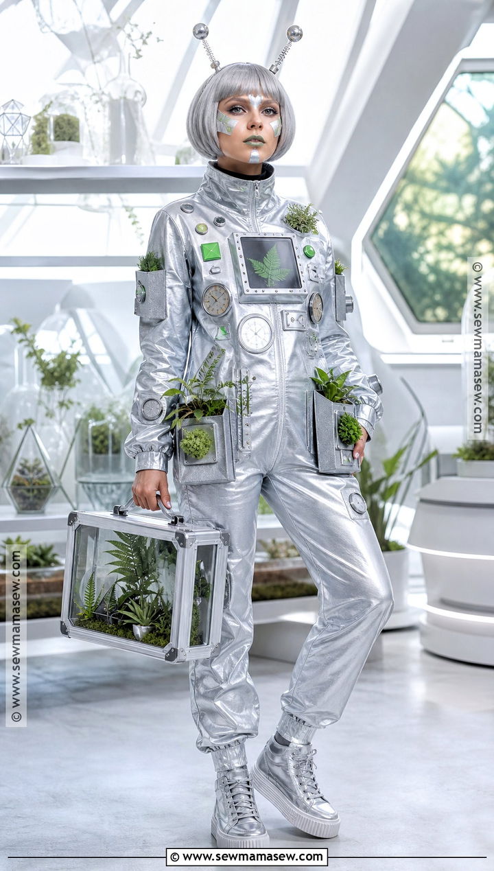 Retro Robot Botanist Costume - 40 original halloween costumes
