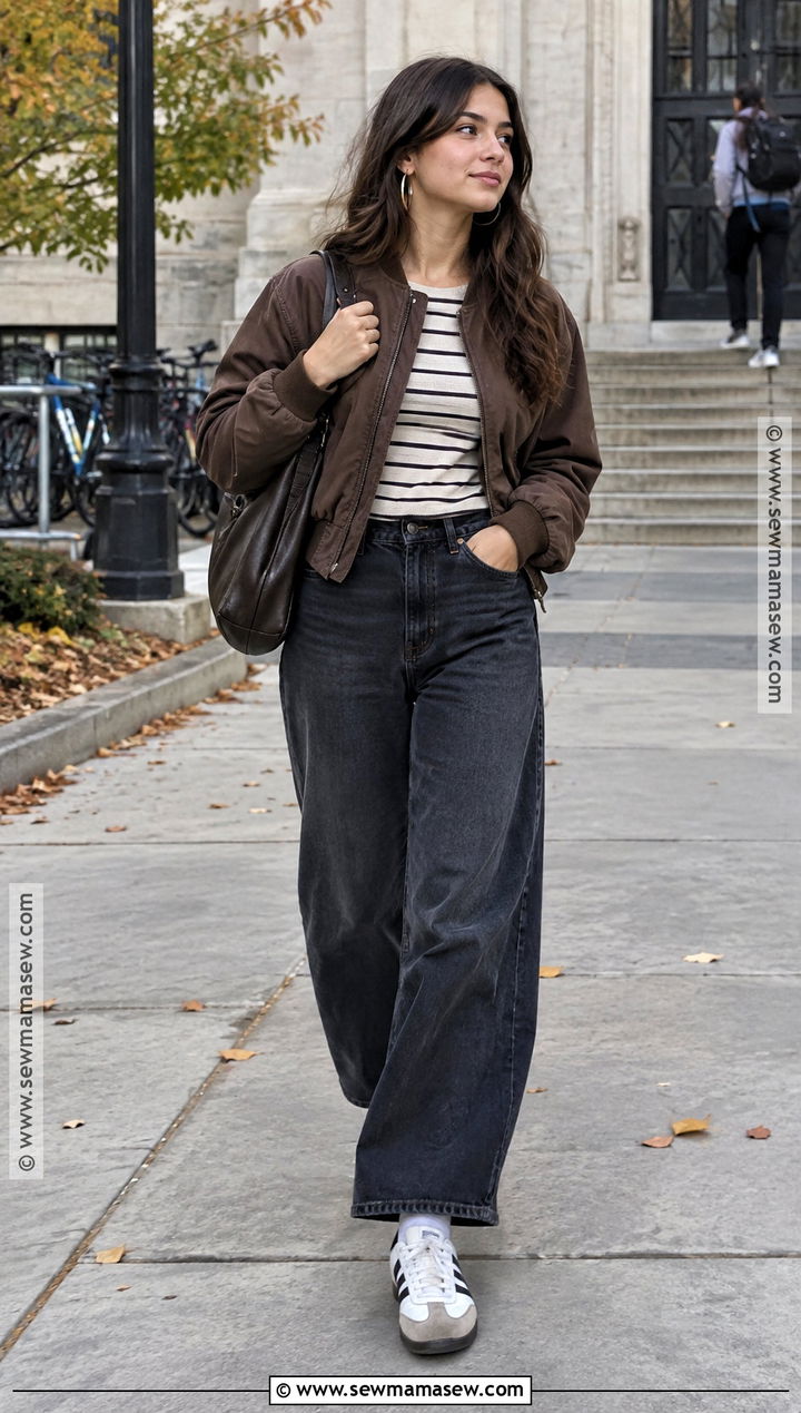 Retro Sneakers With Wide Leg Jeans - 20 shoes to get for back to school