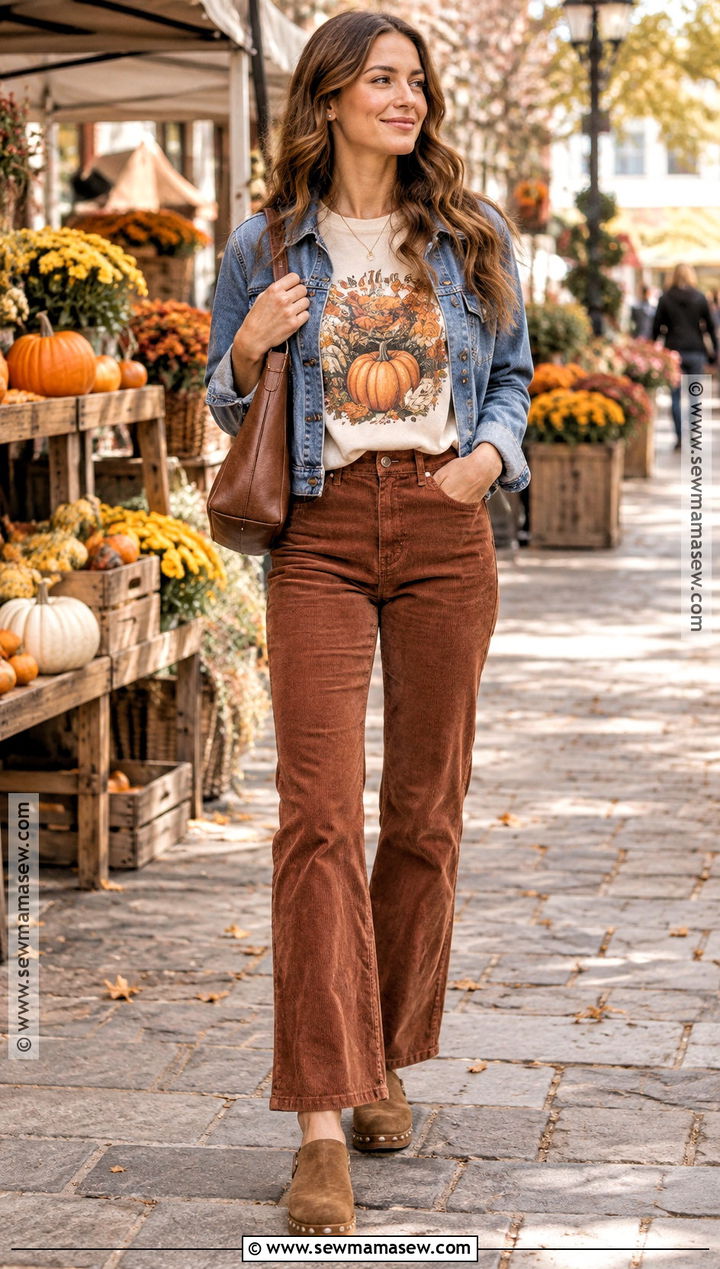 Retro Thanksgiving T Shirt With Corduroy Pants - 20 thanksgiving t shirts