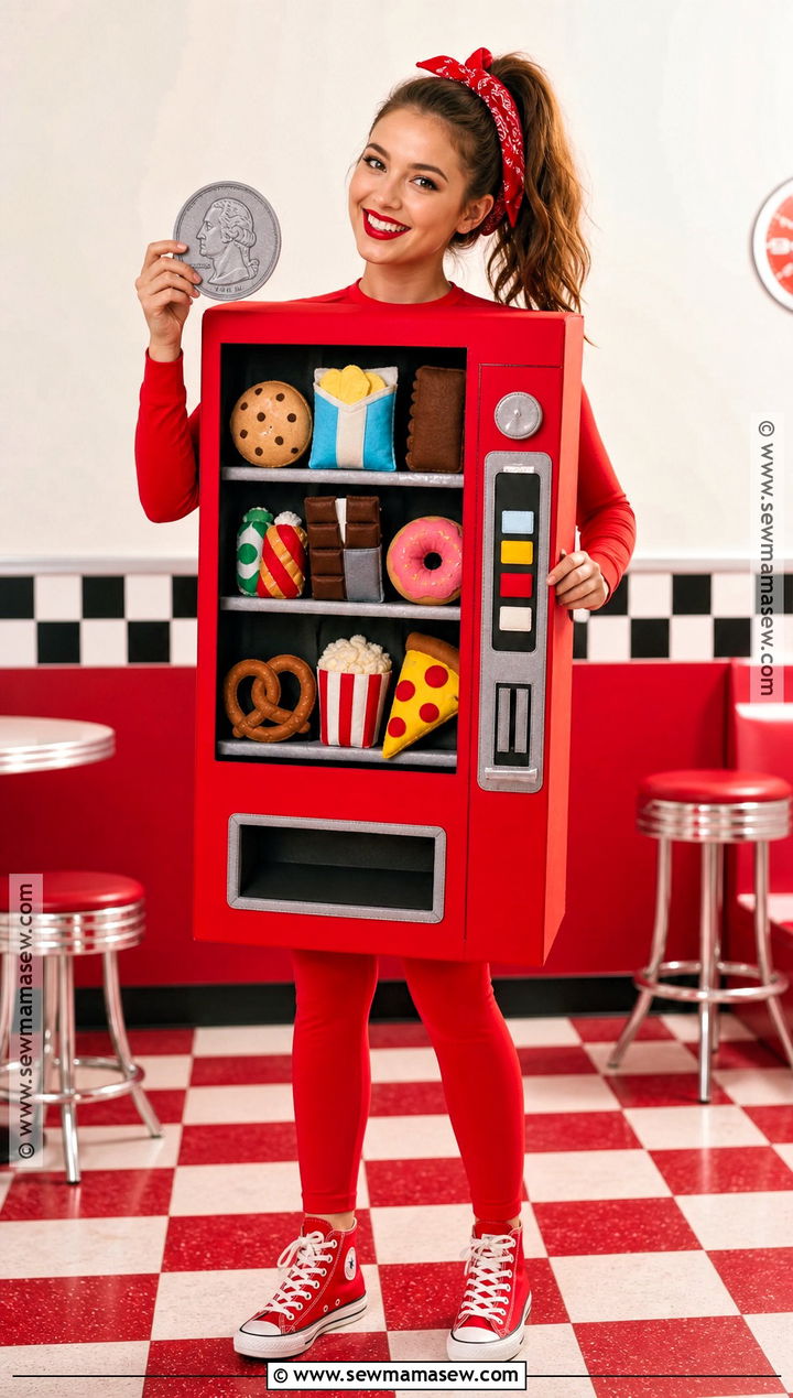 Retro Vending Machine Costume - 35 unique costume ideas