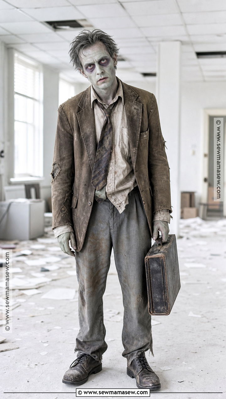 Retro Zombie Costume - 35 Halloween Costume Ideas for Men