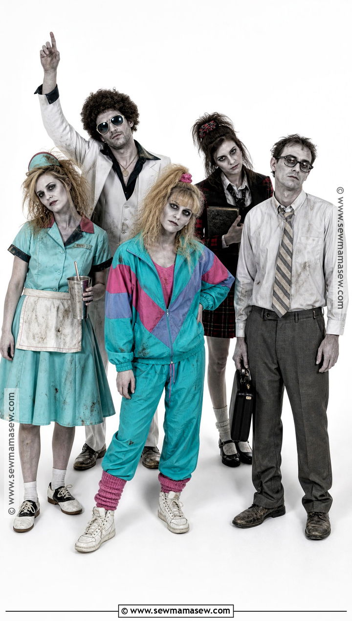 Retro Zombie Group Costume - 50 group costume ideas