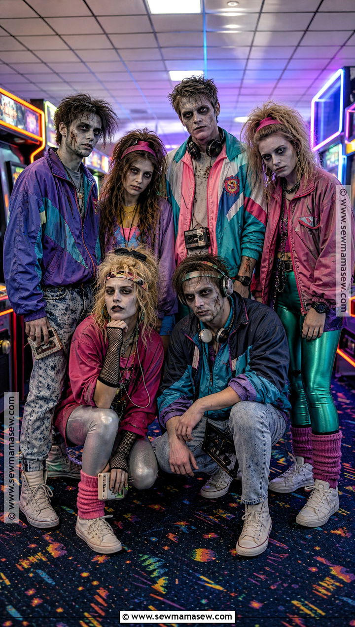 Retro Zombie Group Costume - 30 best group halloween costumes