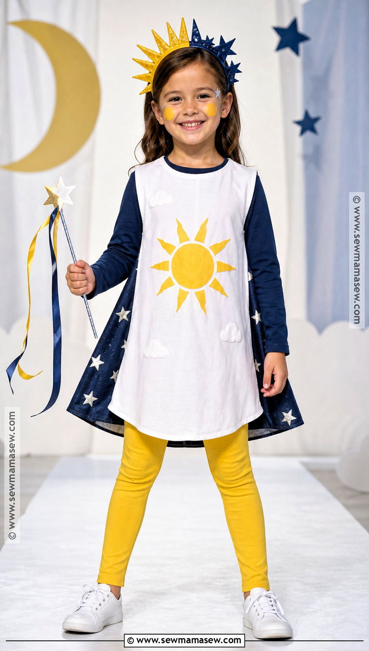Reversible Day And Night Sun Costume - 30 sun costume ideas for kids