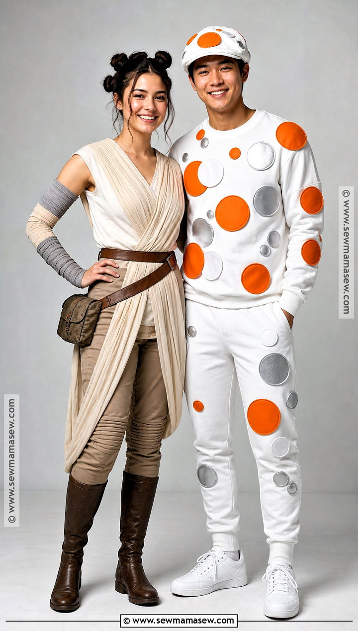 Rey And BB 8 Duo Costume - 30 Rey Costume Ideas