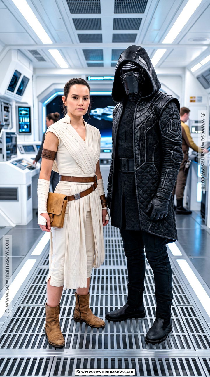 Rey And Kylo Ren Couple Costume - 30 Rey Costume Ideas