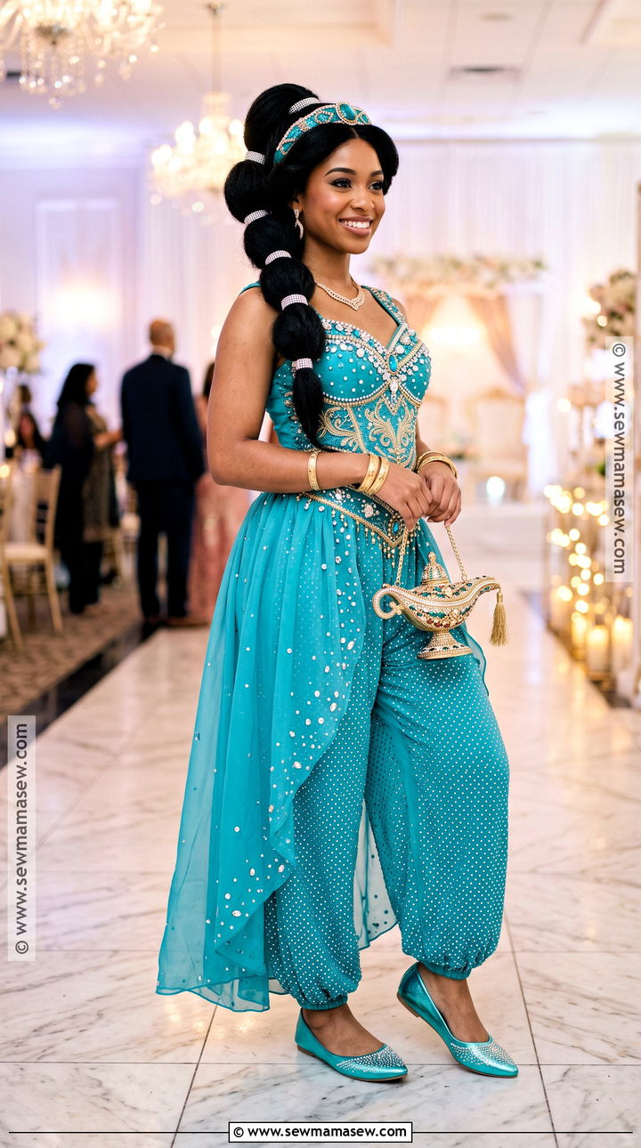 Rhinestone Jasmine Costume - 35 Jasmine Princess Costume Ideas
