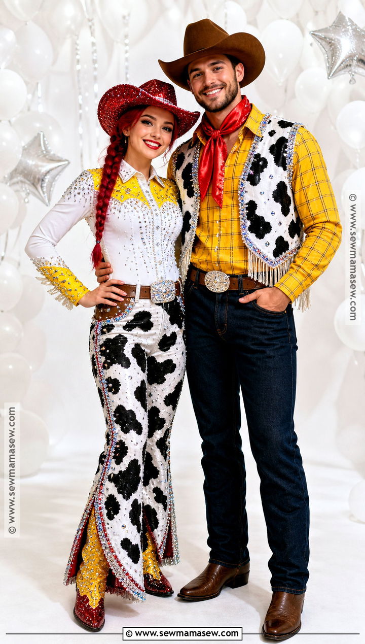 Rhinestone Jessie And Woody Costume - 30 Jessie And Woody Costumes for Couples