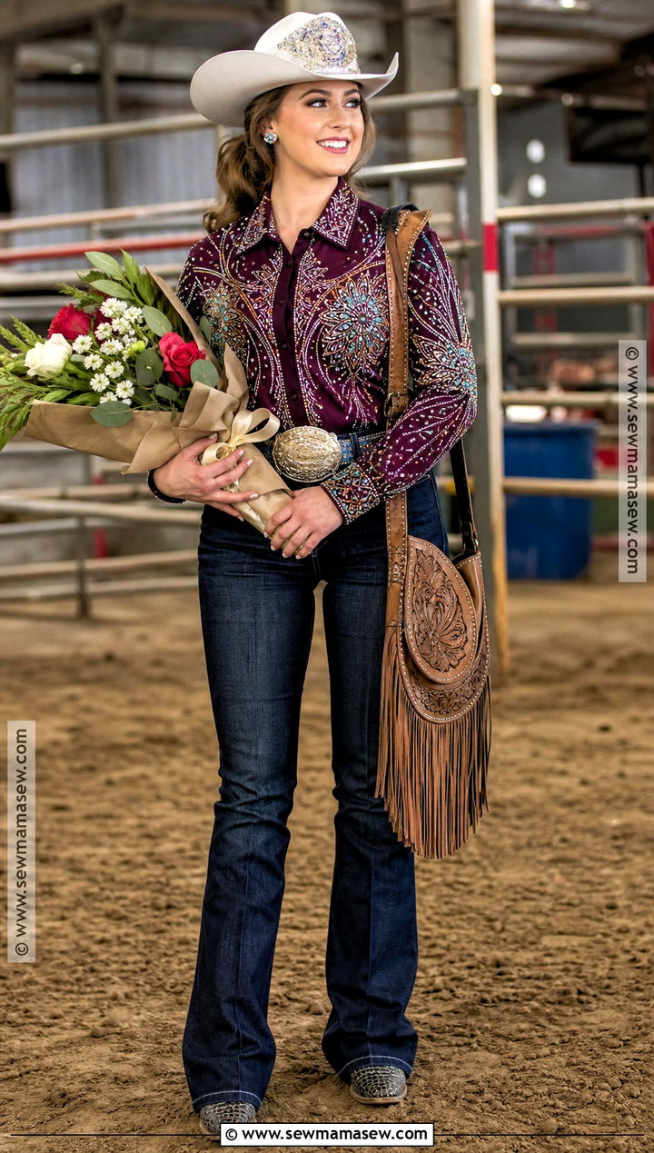 Rhinestone Rodeo Cowgirl Costume - 30 costume cowgirl ideas