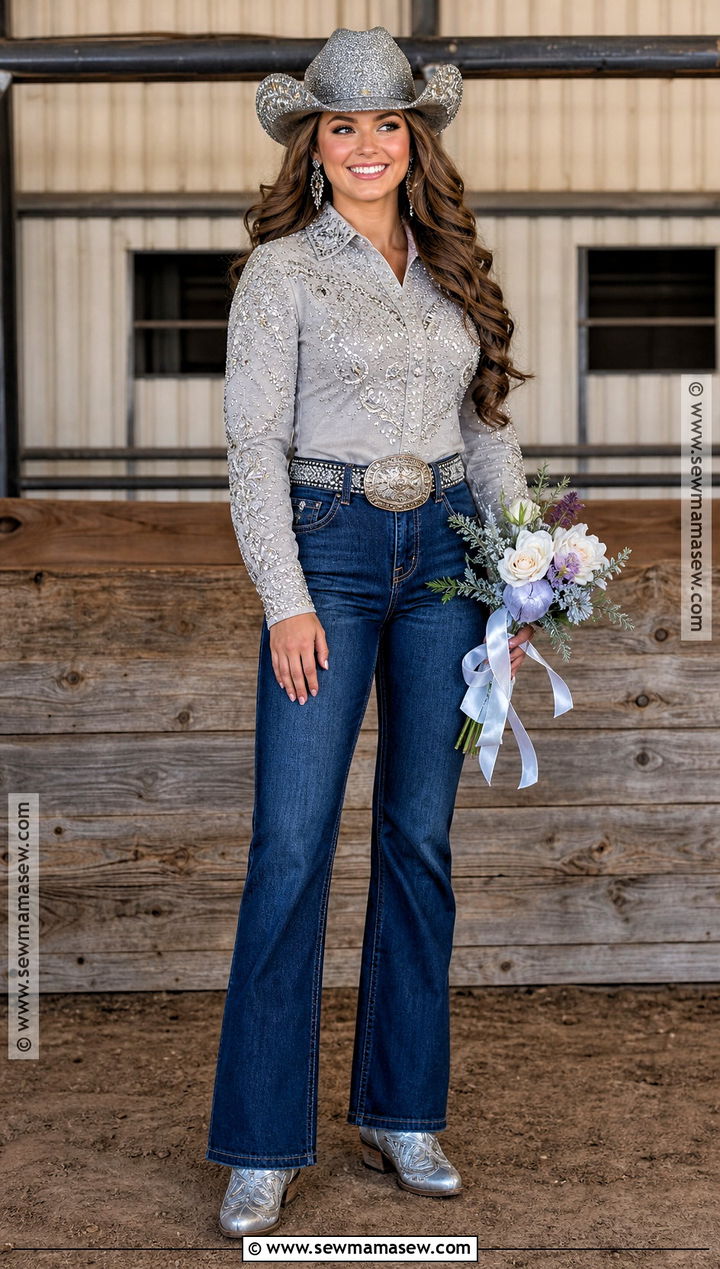 Rhinestone Rodeo Cowgirl Outfit - 30 Cow Girl Outfits Ideas Halloween