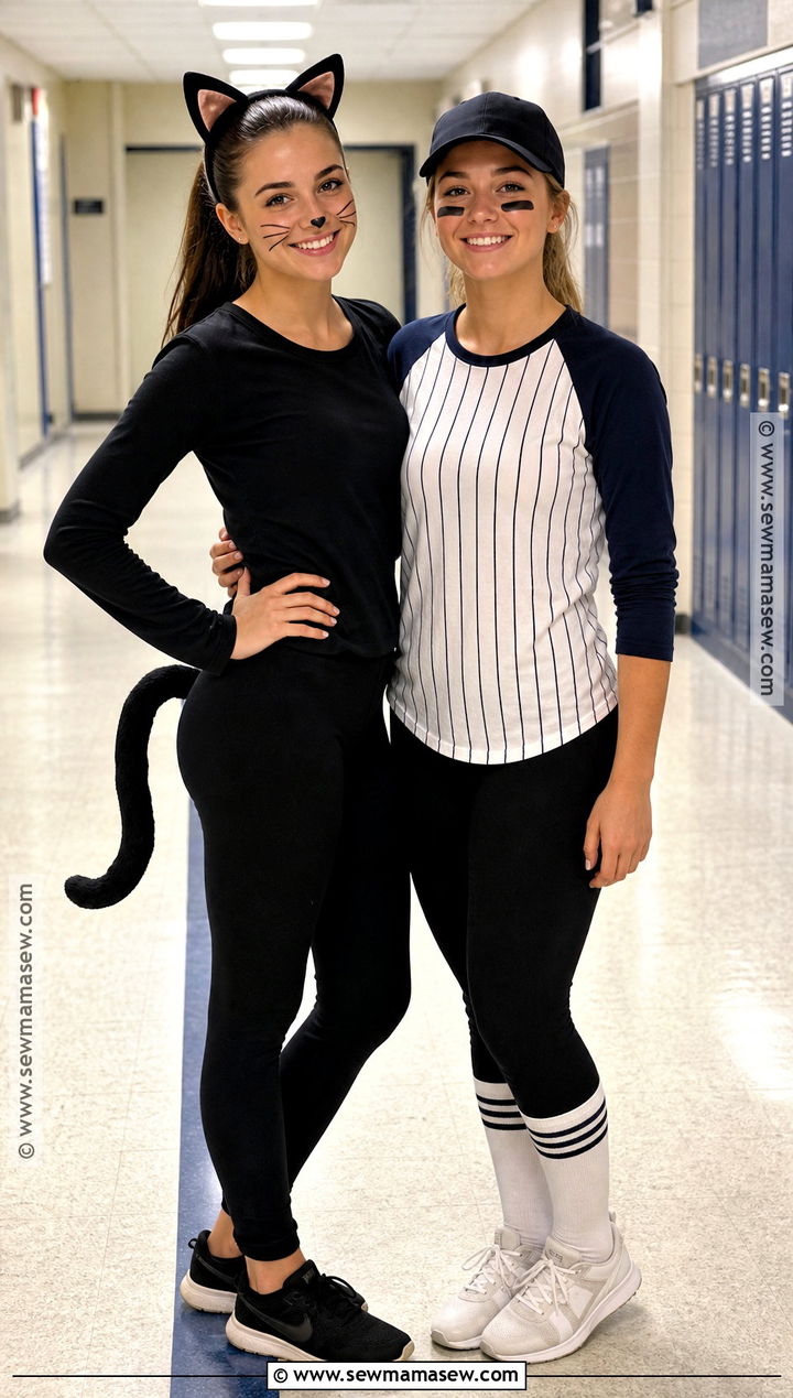 Rhyme Without Reason Duo Costume - 30 Dress Up Days For School Spirit Weeks Ideas