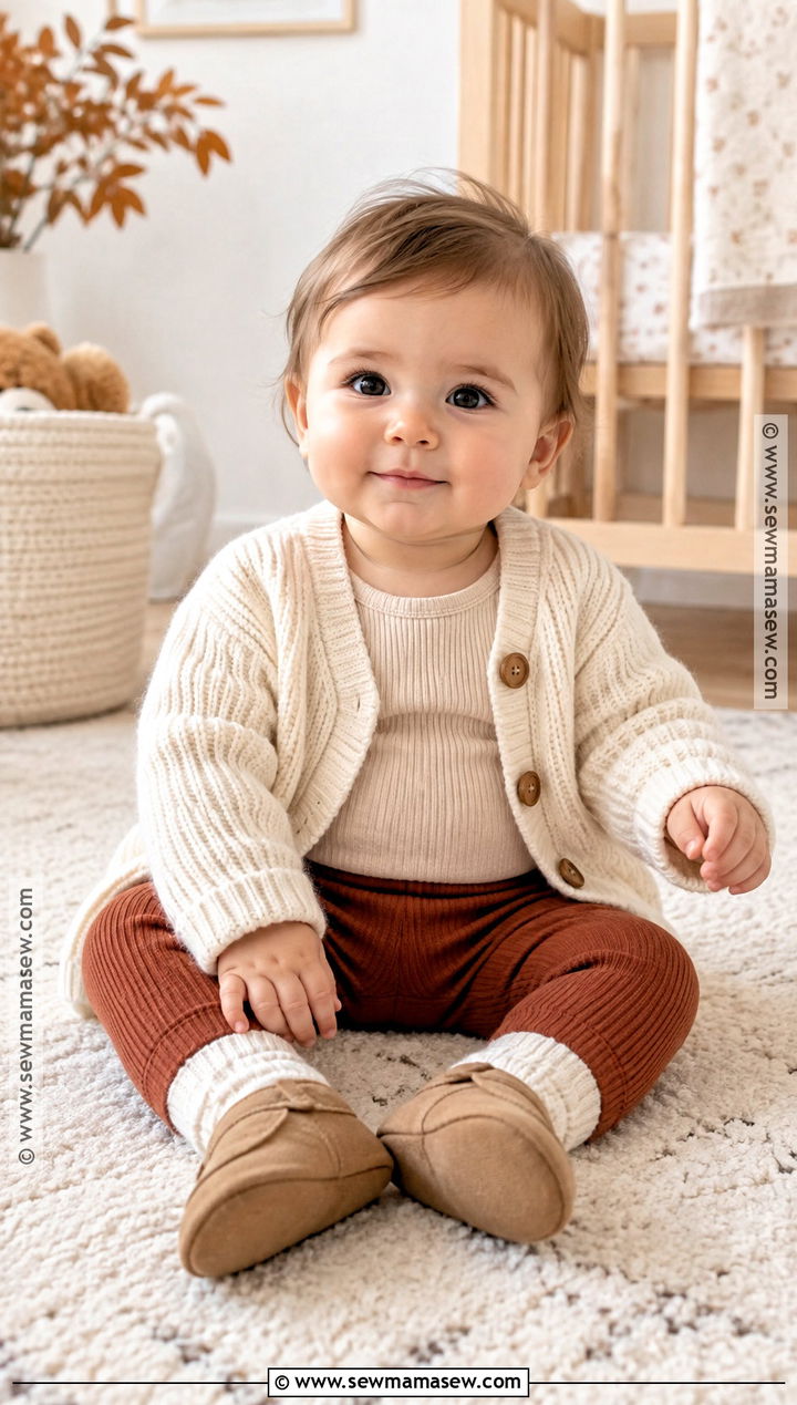 Ribbed Bodysuit And Leggings Fall Baby Outfit - 20 fall baby outfits