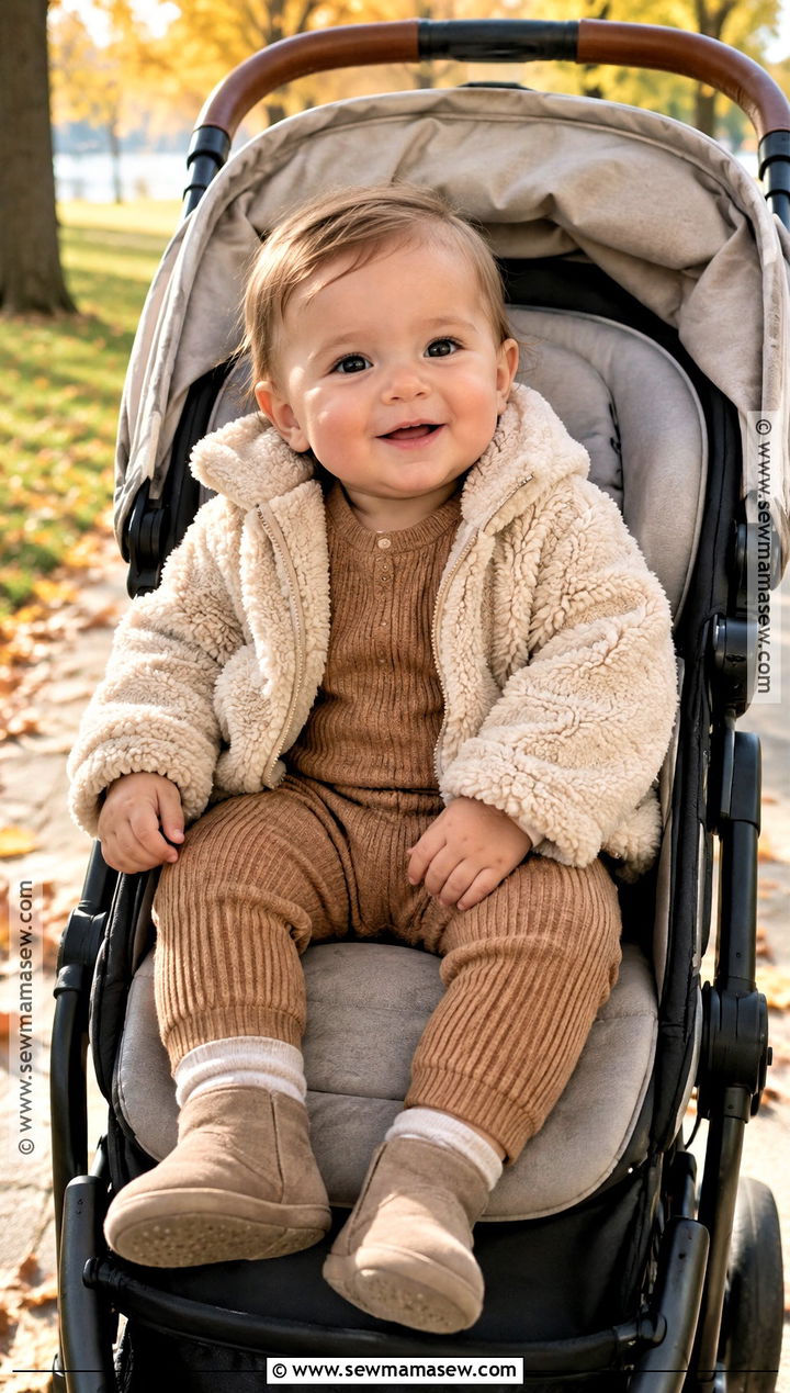 Ribbed Jumpsuit And Teddy Jacket Baby Boy Fall Outfit - 15 Baby Boy Fall Outfits 0-3 Months