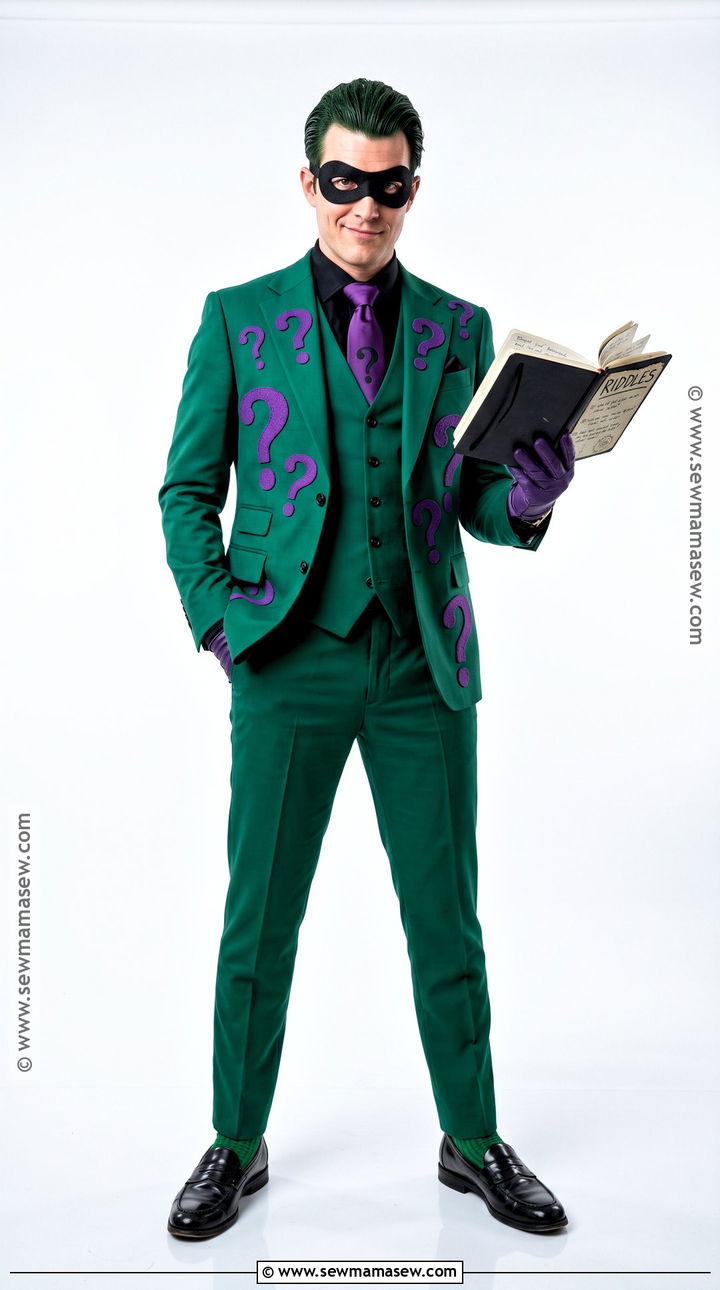 Riddler Costume With Green Hair - 30 green hair costume ideas