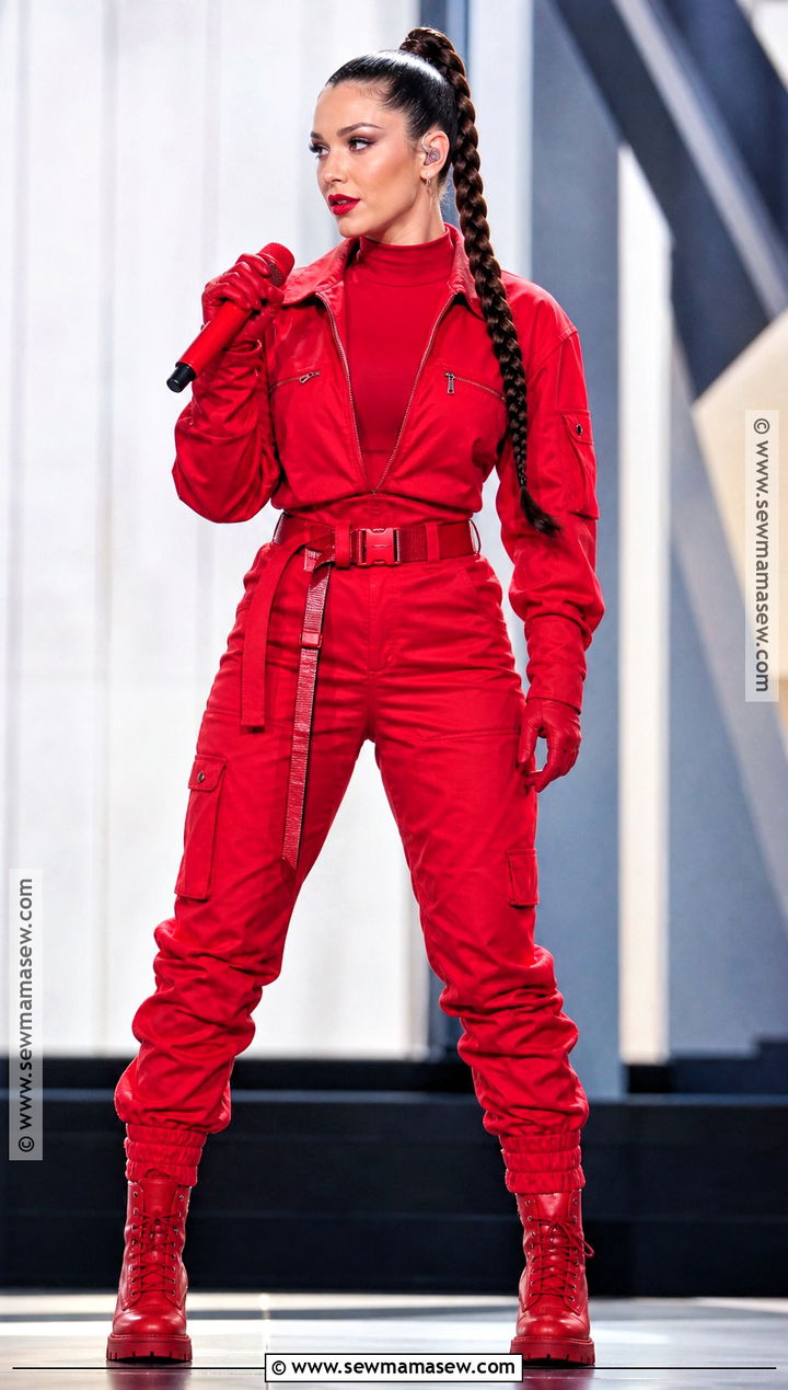 Rihanna Red Performance Costume - 30 singer halloween costumes