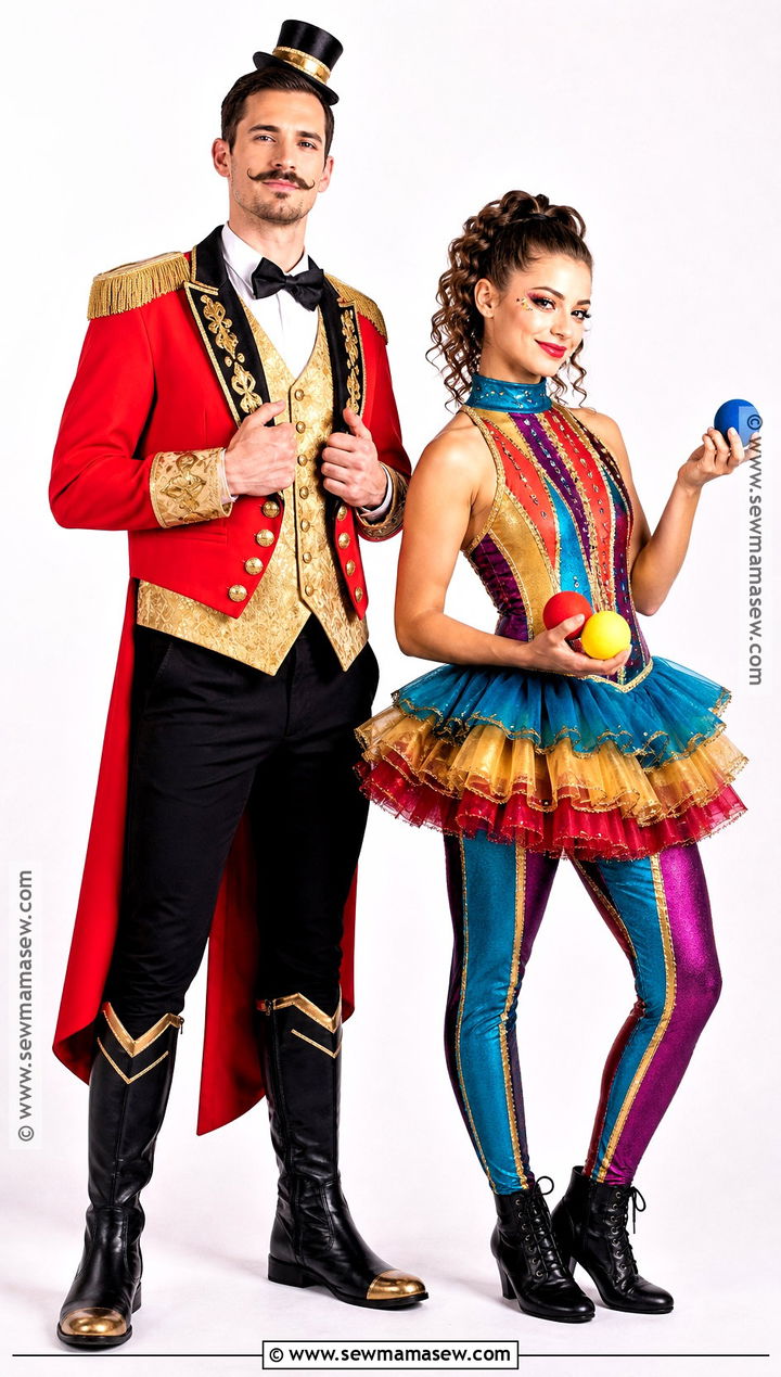Ringmaster And Circus Performer Costume - 40 halloween costumes for 2