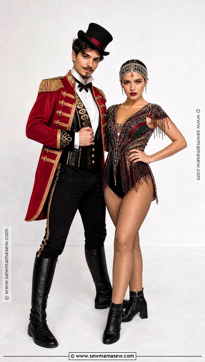 Ringmaster And Circus Performer Costume - 40 halloween costumes for two