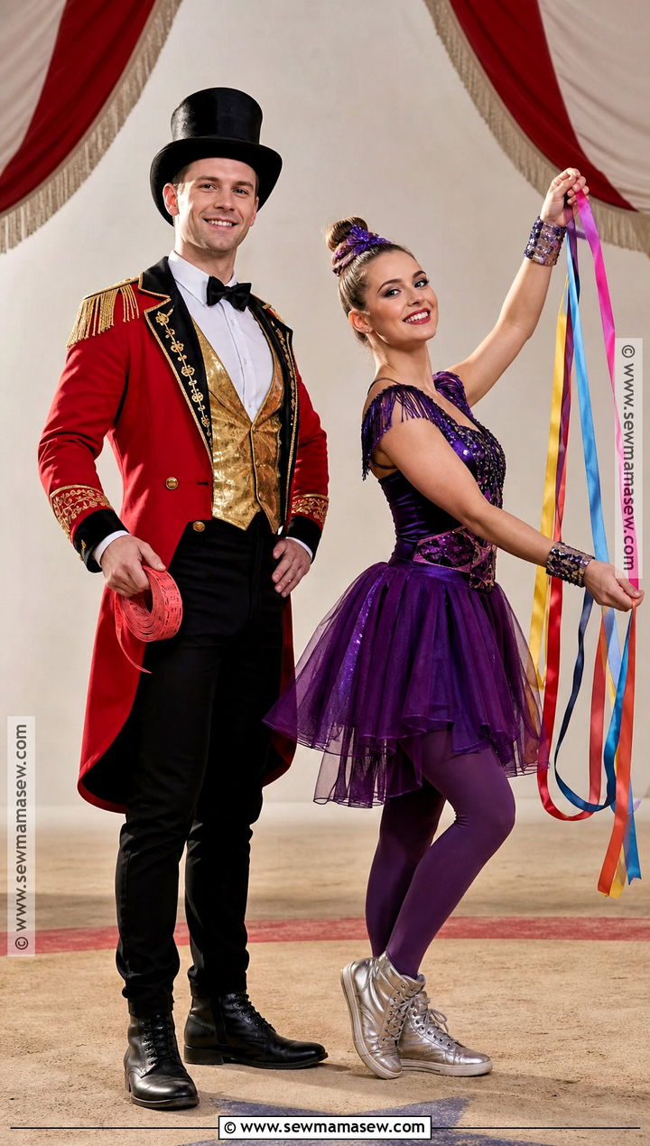 Ringmaster And Circus Performer Costume - 30 halloween costume ideas for duos