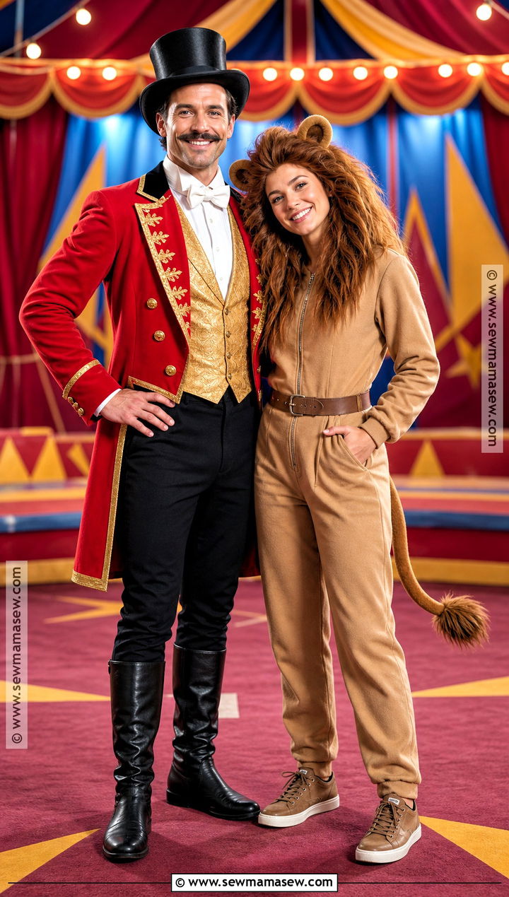 Ringmaster And Lion Couples Costume - 35 fun couples costumes